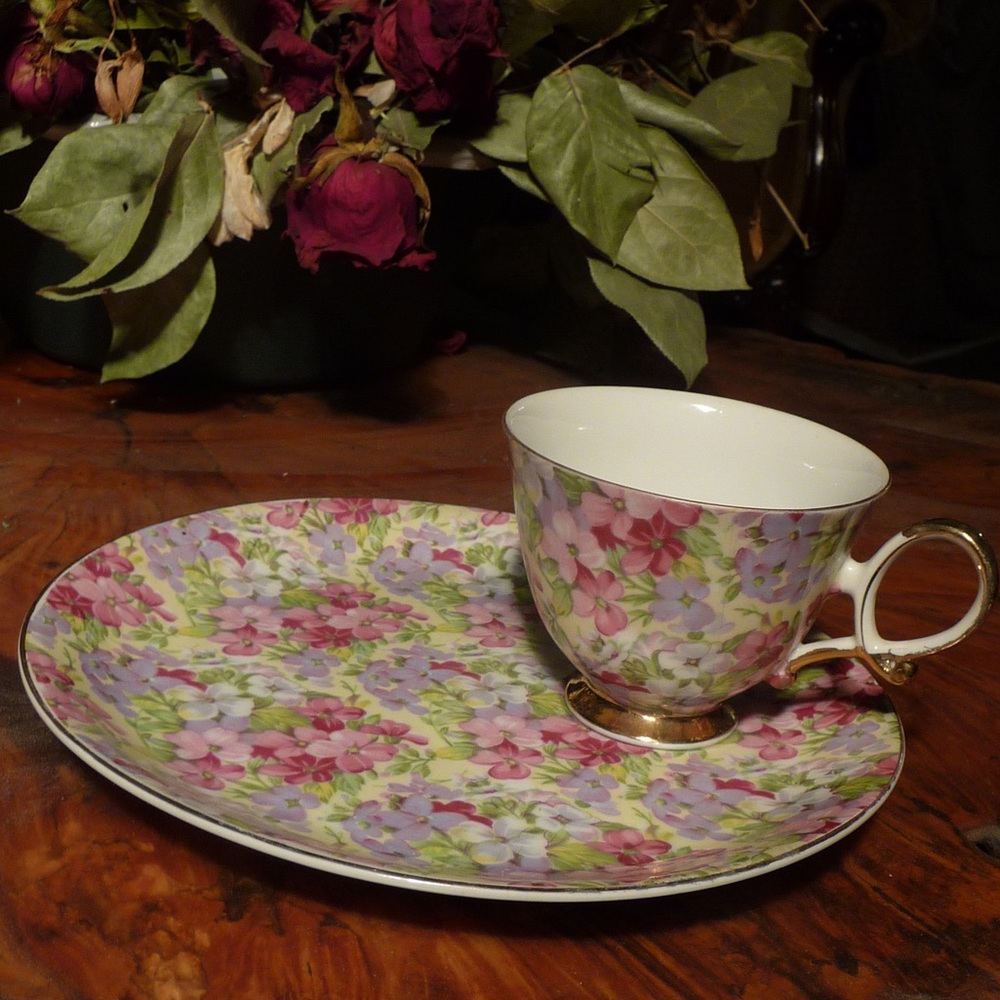Vintage floral China - Stanford Japan